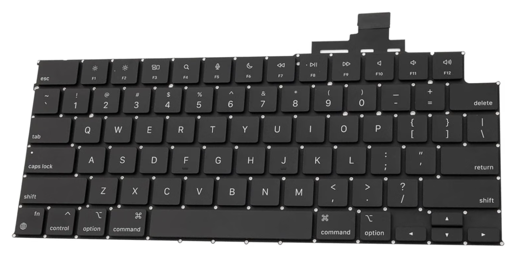 US Keyboard Replacement for MacBook Air 13" and 15" 2022-2024 (A2681, A3113, A2941, A3114)